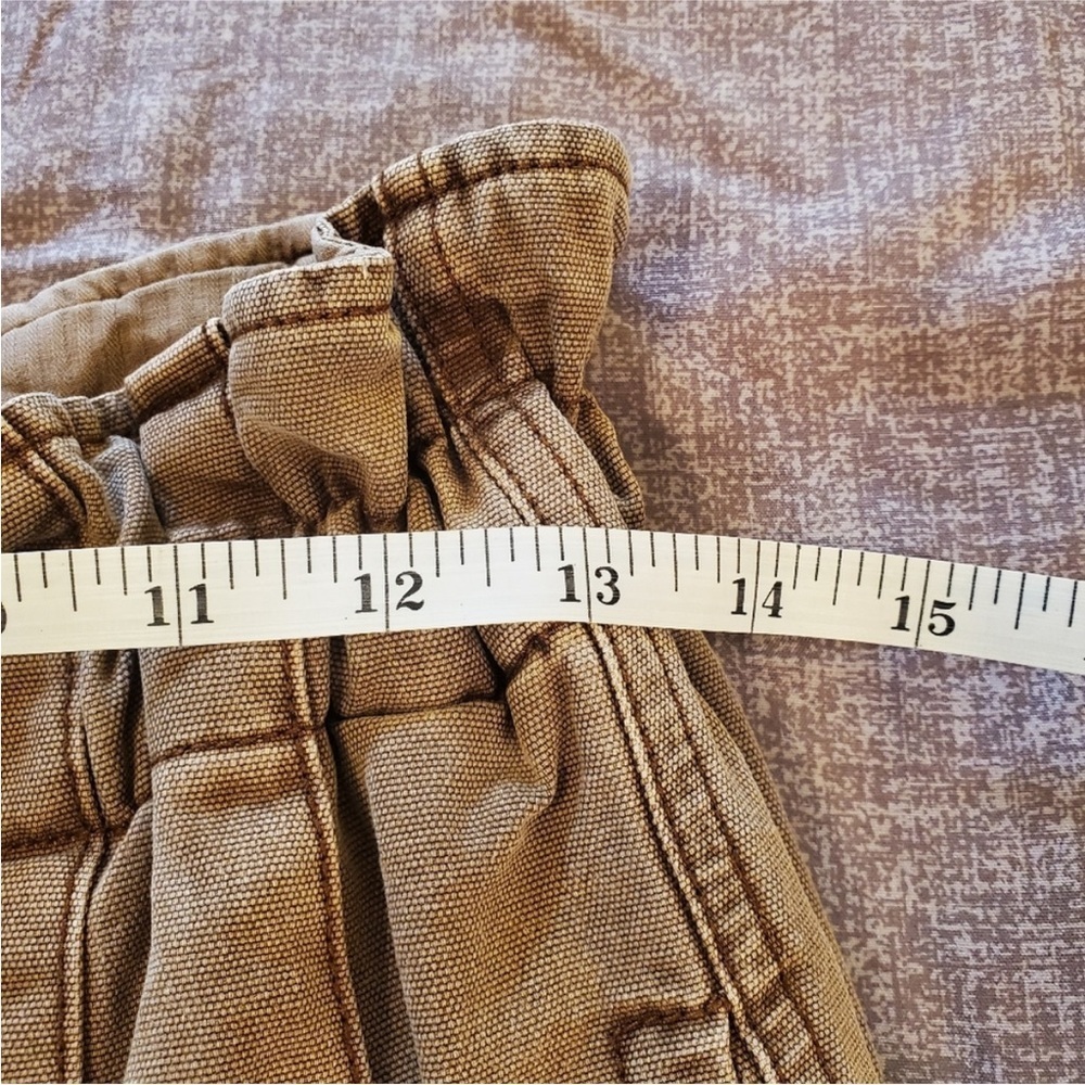 Free People | Margate Pleated Trouser Cottagecore Paper Bag Pants Tamarind S - Picture 15 of 15